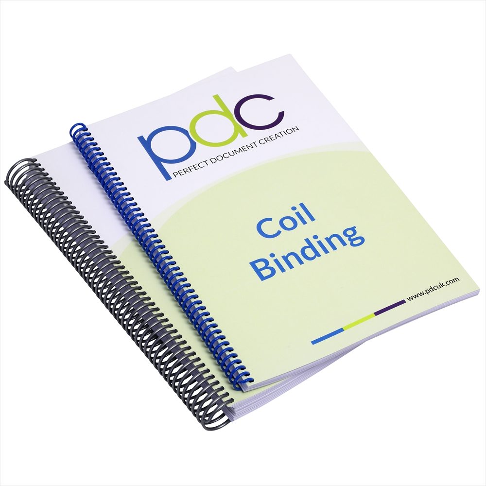 
	Coil or Spiral Binding - PDC Presentation Solutions Ltd
